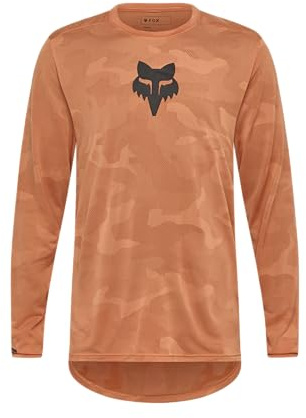 Fox Ranger TRU DRI Coral Long Sleeve Cycling Jersey S