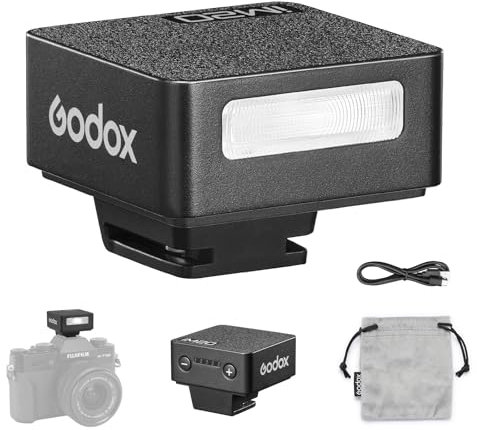Godox iM20 Mini Flash Speedlite 470 mAh/Type-c Charge/440 Flash Pleine puissance/3s de Recyclage/5 Niveaux de Puissance/Manuel pour Sony zve10/Sony zv1/Sony a7iii/Ricoh gr3/Fujifilm f1 etc.