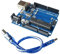 UNO R3 - Placa de desarrollo (3 temporizadores, 32 KB Flash, 6 PWM, 1 SPI, compatible con Aruduino IDE)