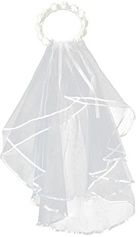 GIJMZY Schleier Braut Brautschleier Blumenstirnband Rose Blumenkranz Frauen Verlobung Dekoration Kopfschmuck for Foto Requisiten Strand Urlaub Kleid Hochzeit