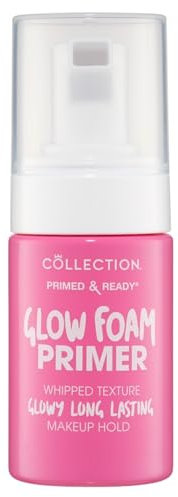 Collection Cosmetics Primed and Ready Glow Foam Primer, Makeup Primer Base, Skin-Focused Primer for Radiant Complexion, Whipped Texture