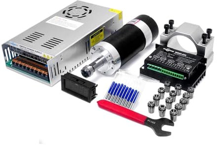 500 W CNC-Spindelmotor, bürstenloser Motorsatz, 48 V Gleichstrom, for Fräsen, Gravieren, Bohren(500w ER11 kit3)