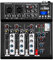 SHEHUALI Mixer Audio, Mixer DJ a 4 canali F4 Mixer Bluetooth PC USB Play Registrazione 48V Controller Console di missaggio