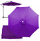 XEISYO Replacement Umbrella Covers 2/2.3/2.5/2.7/3/3.5M, 6/8 Ribs, UV Protection Garden Replacement Parasol Canopy, for Patio Yard Beach (Purple,8ribs-3m/9.8ft)