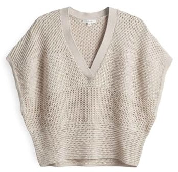 OPUS Damen Pullover | PEKINA Loose Strickshirt aus nachhaltiger Baumwolle Natural Glaze, S
