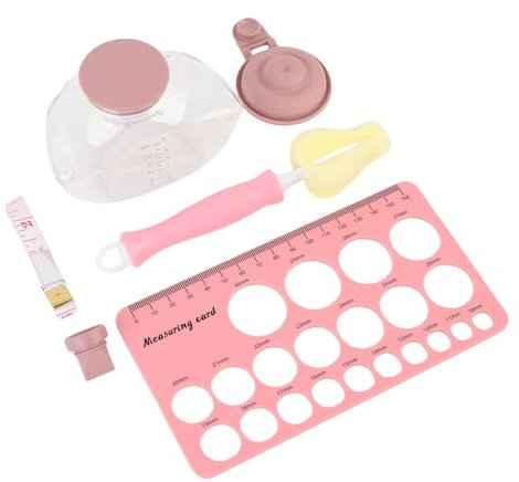 Stylebest Breastfeeding Parts Replacement for M9 Breastpump Accessories with Silicone Nipple Ruler Breastmilk Collection Diaphragm Duckbill Valve Brush Tape