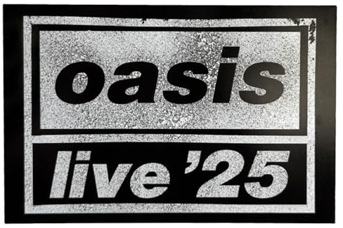 Oasis Live 25 Band Logo Kühlschrankmagnet One Size