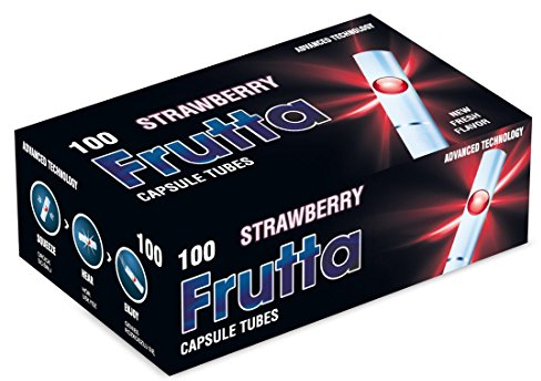 FRUTTA Click Hülsen Strawberry Filterhülsen mit Aromakapsel 40 Boxen (4000 Hülsen/1 Karton)