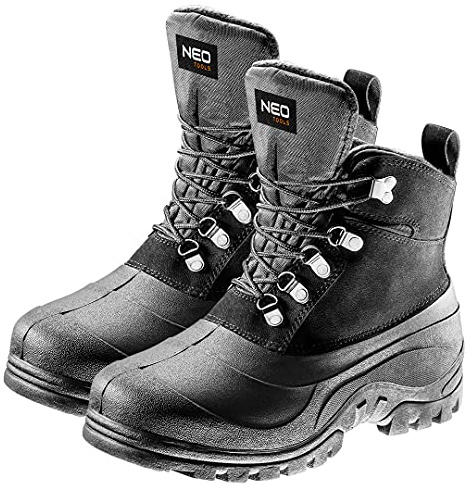 NEO TOOLS Winter Arbeitsschuhe Fleecefutter Arbeitsstiefel Schneestiefel | Winterschuhe Stiefel Winterstiefel 46