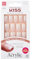 KISS Salon Acrylic Natural Collection, Euphoria, Medium Length Square Fake Nails Includes 28 False Nails, Nail Glue, Nail File, and Manicure Stick