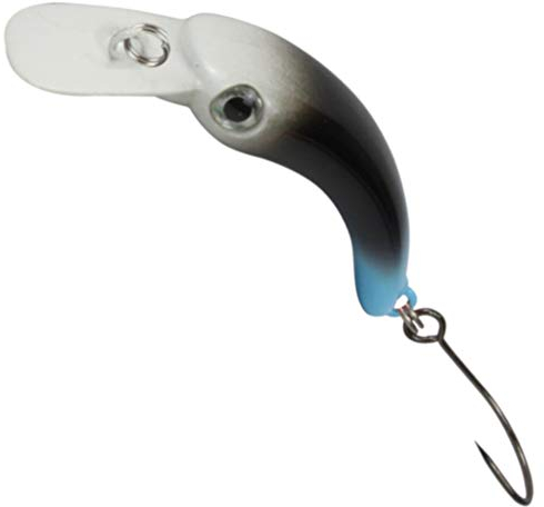 FTM Unisex – Erwachsene 10C8900076C10 Wobbler Masu 1,2g 2,9cm-Forellenwobbler zum Spinnangeln, Miniwobbler zum Forellenangeln, Forellenköder zum Spinnfischen, Farbe:weiß/schwarz/hellblau, Bunt, Normal
