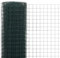 Tidyard Drahtgeflecht Maschendrahtzaun mit PVC-Beschichtung- Hundezaun Katzenzaun Hühnerzaun, grün, 1,5 m Höhe, 10 m Rolle, Maschenweite 19 x 19 mm (L x B), Drahtstärke 0,9 mm