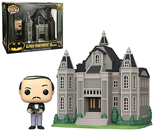 Funko Pop! Town: Batman 80th - Wayne Manor mit Alfred - DC Comics - Vinyl-Sammelfigur - Geschenkidee - Offizielle Handelswaren - Spielzeug Für Kinder und Erwachsene - Comic Books Fans
