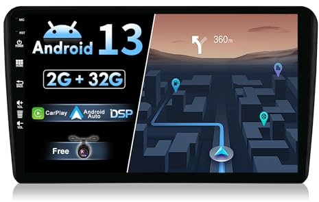 JOYX Android 10 Radio para Audi A3 (2008-2012) - [2G32G] - Cámara Trasera Canbus Gratis - 2 DIN - 9 Pulgadas IPS 2.5D Pantalla - Soporte Dab Control de Volante Bluetooth WLAN Carplay 4G Mirrorlink