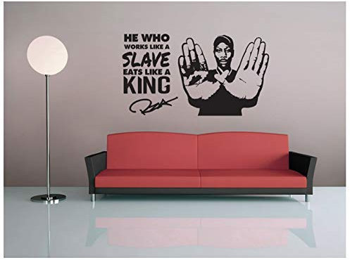Vinyl Wandaufkleber Hip Hop Rap Musik Raumdekoration Wandaufkleber Home Wohnzimmer Schlafzimmer Wandaufkleber 75X42Cm