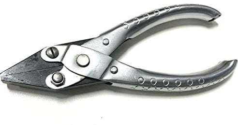 Parallel Action Flat Nose Plier with Smooth Jaws, Silver/Black, 140 mm (NORMAL)