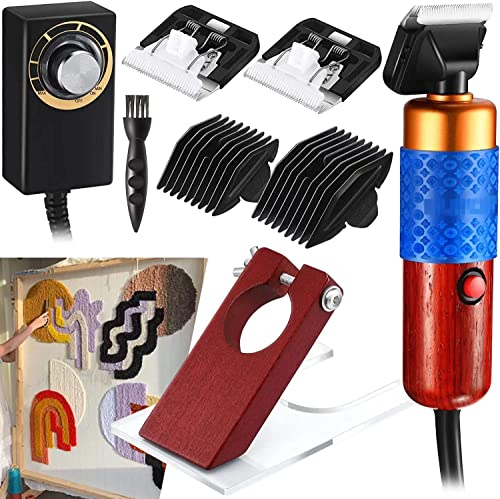 liliiy Teppich-Trimmer mit Scherführung, Elektrische Tufting-Schere, Geräuscharmer Vibrations-Teppich-Trimmer, Teppich-Schnitzmaschine zum Modellieren von Cut-Flor-Teppich-Tufting