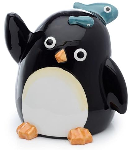 Caribou Living Upside Down Cute Penguin Novelty Ceramic Mug Cup 450ml for Hot Drinks Tea Coffee Hot Chocolate