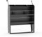 MELIPRON Stahl-Cargo-Van-Regalsystem für Ford Transit, GM, NV, Promaster, Sprinter und Metris, niedrig/mittel/hohes Dachregal, mit 4 S-förmigen Haken (132,1 cm B x 116,8 cm H x 33 cm T)