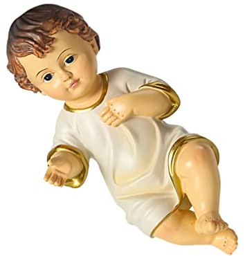Zerodeko Jesuskind Figur Aus Kleine Betfigur Für Krippe Jesuskind Statue Für Sammlung Heimdekoration