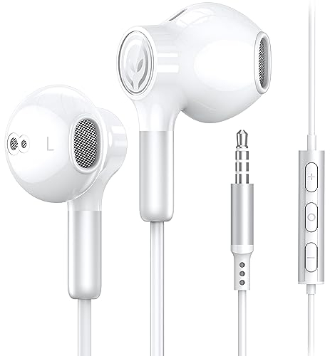 BENEWY ME910 Kopfhörer mit Kabel, extra Bass, mit Mikrofon,geräuschisolierend, In Ear Ohrhörer für iPhone, iPod, iPad, MP3, Huawei, Samsung, 3,5 mm Klinkenstecker.