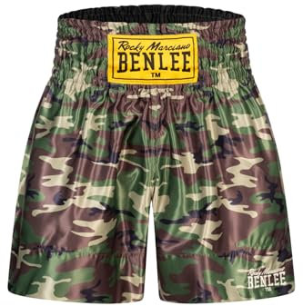 BENLEE Herren Thaibox-Hose Uni Thai XXL, Camo Woodland