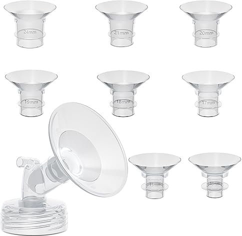 Flange Inserts, Suitable for Medela,Spectra 24mm Shields/Flanges,Willow Cups.Compatible with S9/S10/S12 Wearable Breast Pump,Reduce Tunnel Down to Correct Size,5PCS (20mm - 5Pcs)