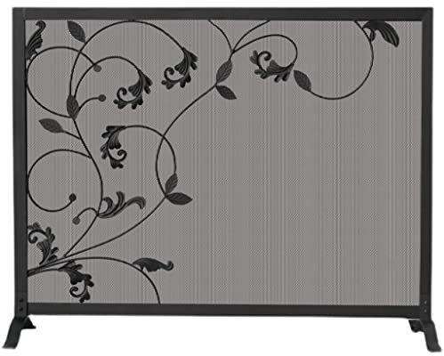 Funkenschutz/Funkenschutzgitter Panel-Feuerschutz, geschnitzter Kunst-Boden-Kamin-Bildschirm, dekorativer Trennwand-Bildschirm, hohles Handwerk, Zuhause, Wohnzimmer, Herd, Zaun Kaminfunkenschutzgitter