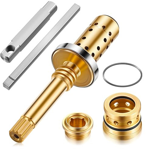 Enhon Ventil-Umbau-Set, Ersatz für REB-Ventil, kompatibel mit Symmons Temptrol Ventil, TA-10 Spindelmontage, TA-4 Heiß- und Kaltsitze, T-11 Kappendichtung, T-35A/B Sitzentfernungswerkzeugen (1 Stück)