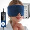 CHEROO Large Sinus Heating Pad for Face - Dual-Mode Heated Eye Mask for Sinus Pressure, Migraine & Tension Headache Relief, Blue