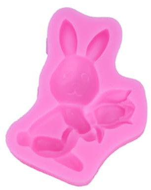 Leisurealeaneag Oster-Silikonform für Zuhause, Küche, Gadget, Hase, Karottenmuster, Schokolade, Modellierwerkzeuge, DIY-Fondant-Kuchendekorationswerkzeug, Stil 3