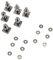 6pcs T-Slot Bolts for Roof Rack Cross Bars, Platforms with M8 Stainless Steel T-Track Bolt Adapter for Securing Bike/Ski/Kayak Racks, Solar Panels/Awnings