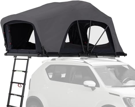 qeedo Freedom Compact 1+ Camping Dachzelt Auto für 1-2 Personen Liegefläche 210 x 110 cm Gewicht 50 kg