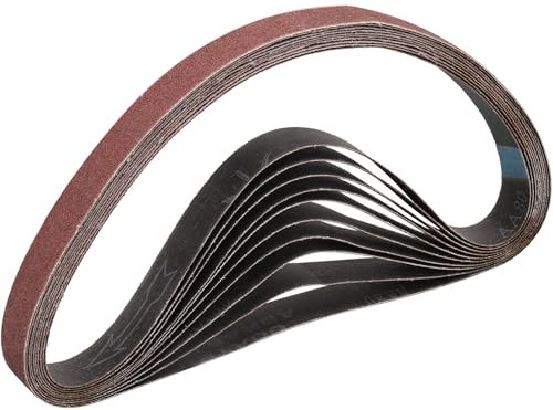 STEBRUAM Sanding Belt 25 x 762 mm,10PCS 60 Grit