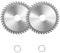 2 Pieces Particle Board Mitre Saw Blade, 4.5 Angle Grinder Circular Saw Blade, 40 Teeth Carbide Finishing Saws, Alloy Steel Circular Cutter Blade, Table Saw Plunge Blade for Drills Rotary Tools