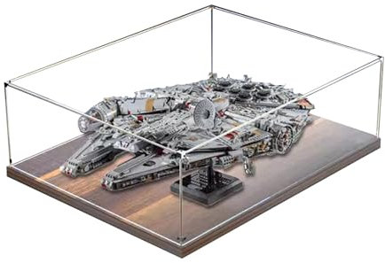 Acryl-Vitrine für Lego 75192 Millennium Falcon, staubdichte Box, Aufbewahrungsbox, transparente Box, Displaybox, kompatibel mit Lego 75192 (nur Hülle, kein Modell) (Option 2)