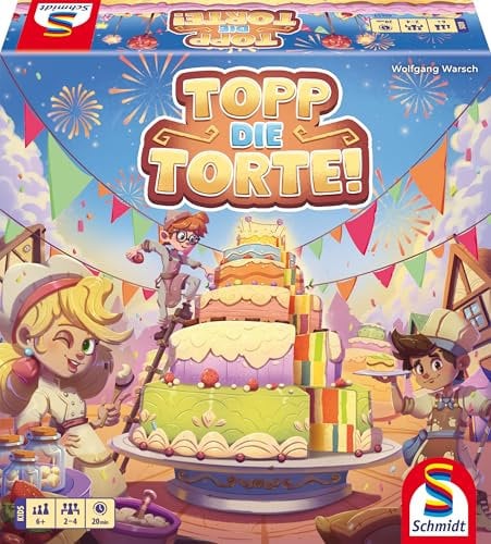 Schmidt Spiele 40659 Topp die Torte!, Kinderspiel