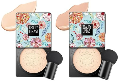 Mushroom Head Air Cushion CC Cream,Transparente Beauty-Creme,Lang anhaltender, matter, wasserfester, feuchtigkeitsspendender Concealer