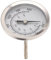 Dual Scale Thermometer Oven Temperature Meter 50 to 400℃ 62mm Dial Display