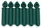 Zymoplas Stick Tray Freezer Silicone 6 Tube Drink Mould Non-Stick Cake Mold Fridge Oven Baking Maker for Household Bar, Dark Green
