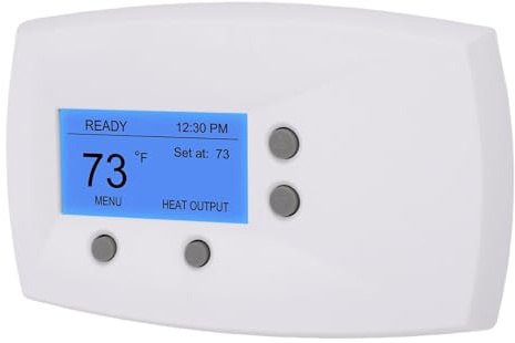Marhynchus Wandsteuerungsthermostat, Ersatzteilnummern 7000 308 Srv7000 451 Srv7000 549 mit Klarem Display und Praktischen Tasten für Quadra Fire Mt Vernon Ae Pelletofen und Kamin