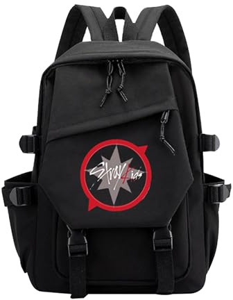 Roffatide Kpop Stray Kids Rucksack Studenten Haltbare Buchtasche Mittel Senior School Schulter Rucksack für Stay