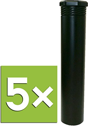 Rumold DP Drehpack Versandrollen Polyethylen (Schwarz, 5 Stück)