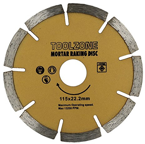 Mortar Raking Disc 4-1/2 115mm Diamond Pointing Angle Grinder Blade Masonry
