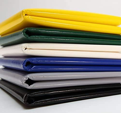 (3 m de Ancho) Lona para camión/Lona de PVC 680 g/m² - 700 g/m² - se Vende por Metros sin Ojales, Lona de Tela Lona de protección Industrial (Gris RAL7042)