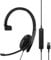 EPOS | Sennheiser Adapt 130 USB II (1000913) - Wired Monaural Headset, UC Optimized, USB Connection - Superior Audio, Enhanced Comfort, Call Control - Black