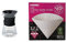 HARIO VDD-02B Drip Decanter Pourover Coffee Brewer Server for 2-3 Cups, 700 ml & Hario V60 Coffee Paper Filter, 40 Sheets