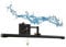LANMOU LED Spiegelschrank Leuchte Bad Spiegelleuchte Vintage Mit Schalter, 4000K Natürliches Weiß LED Spiegellampe Badezimmer Wandleuchte Aus Messing, Verstellbarer Arm Badleuchte,Schwarz,35CM/7W