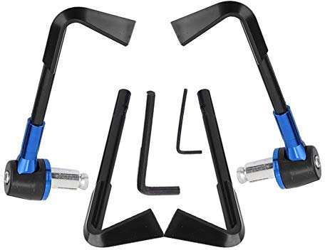 Moto Handgrip Guard Palancas de Freno, CNC Moto Handgrip Guard Palancas de Freno Protect Guard Protector de Motocicleta Manillar para Protector de Palanca de Freno R1 Paraleve Moto 16 Mm(azul)