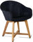 OUTLIV. Sessel Clovelly, Teak recycelt, Polyrattan Korb, Robustes Design, witterungsbeständig, uv-beständig, 65x60x76 cm, Sitzhöhe 45 cm, Natur/Schwarz